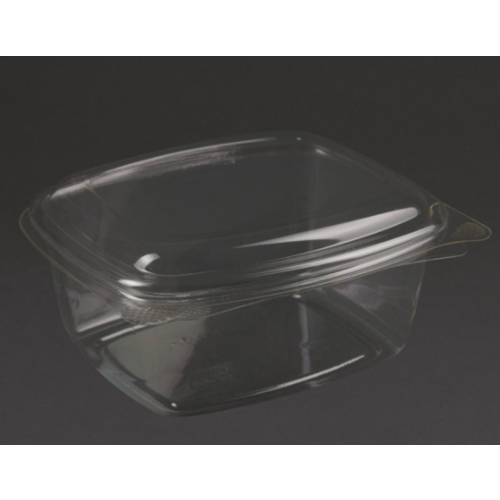  HorecaTraders Food containers | Plastic | 300 pcs. | 13.5 x 12.3 x 6.5 cm 