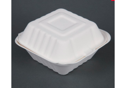  HorecaTraders Coupes à hamburger | 15 x 15 cm | Blanc | 500 pièces 