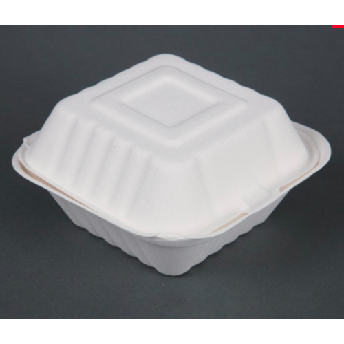  HorecaTraders Hamburger trays | 15x15cm | White | 500 pcs. 