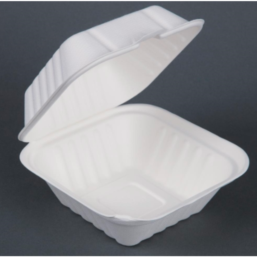 Hamburger trays | 15x15cm | White | 500 pcs.