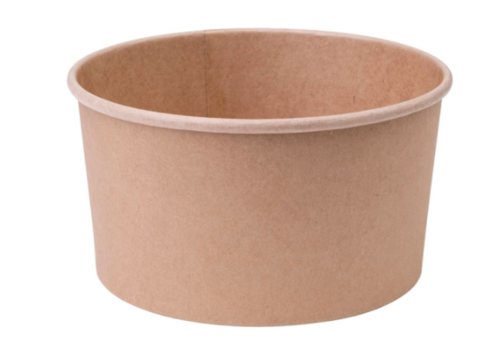  HorecaTraders Salad bowl | Round | Cardboard | 1 Liter | 300 pcs. 