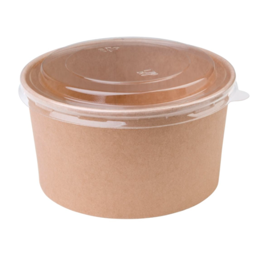 Buy round cardboard salad bowl 1L online HorecaTraders