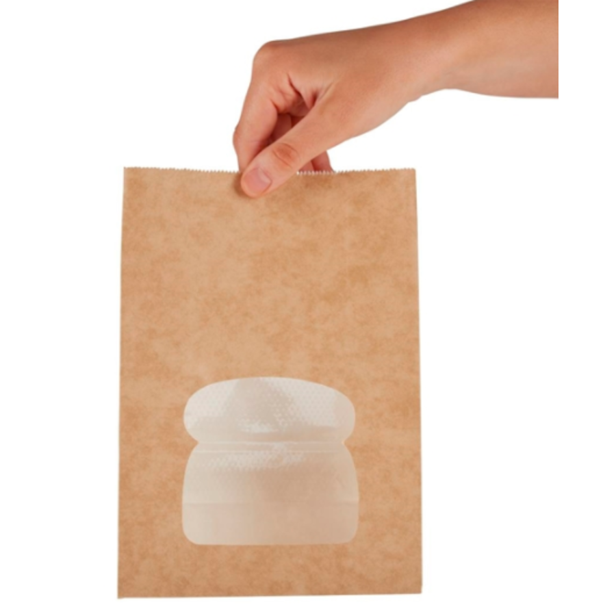 Buy sandwich boxes with window recyclable (250 pieces) online