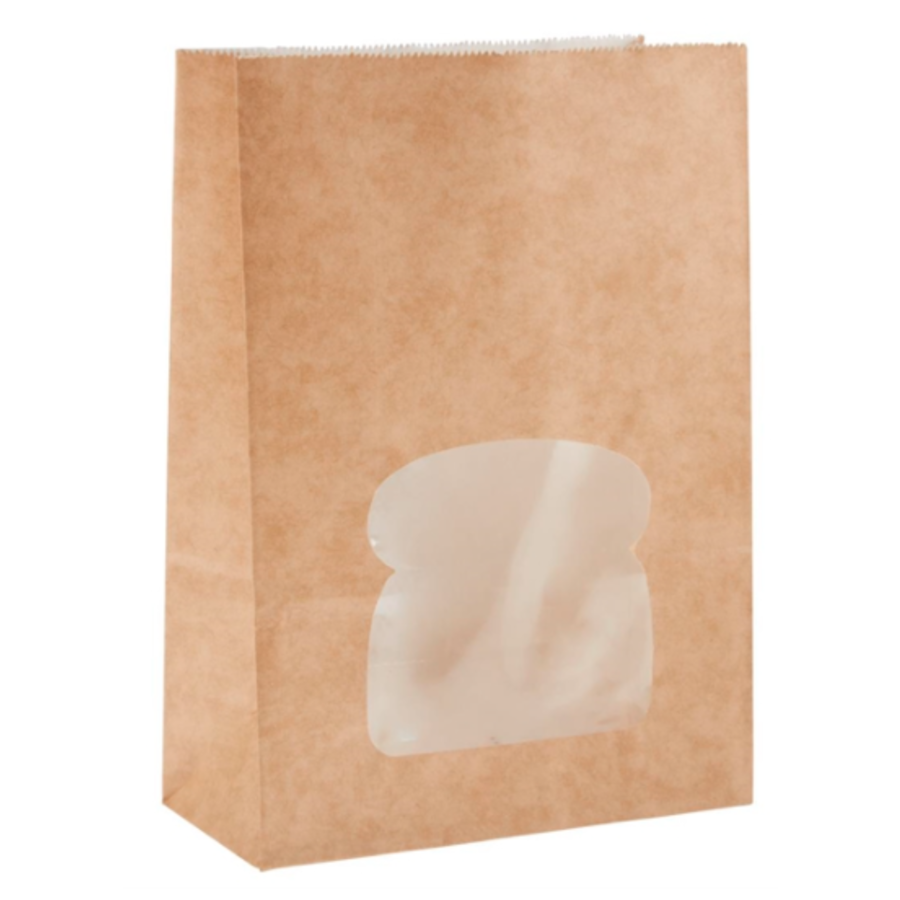 Sacs à sandwich | Fenêtre | Recyclable | 250 pièces
