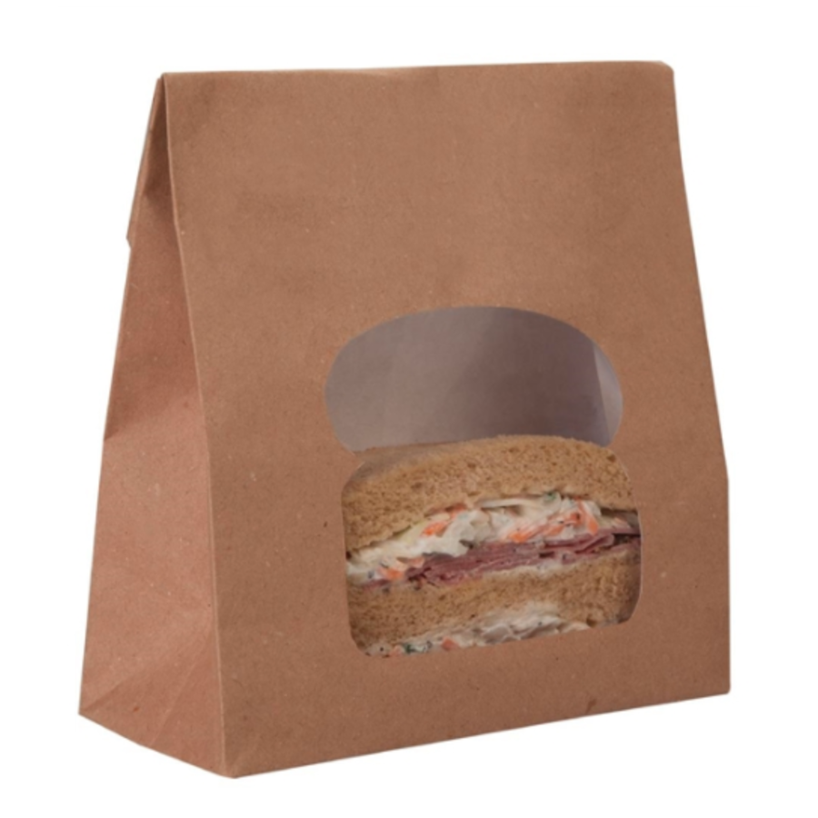 Sacs à sandwich | Fenêtre | Recyclable | 250 pièces