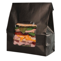 Sandwichzakken | Venster | Recyclebaar | Zwart | 250 st.