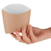 French fry containers compostable medium (1000 pieces)