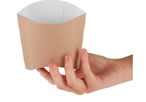  HorecaTraders French fry containers compostable medium (1000 pieces) 