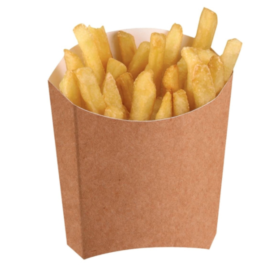 French fry containers compostable medium (1000 pieces)