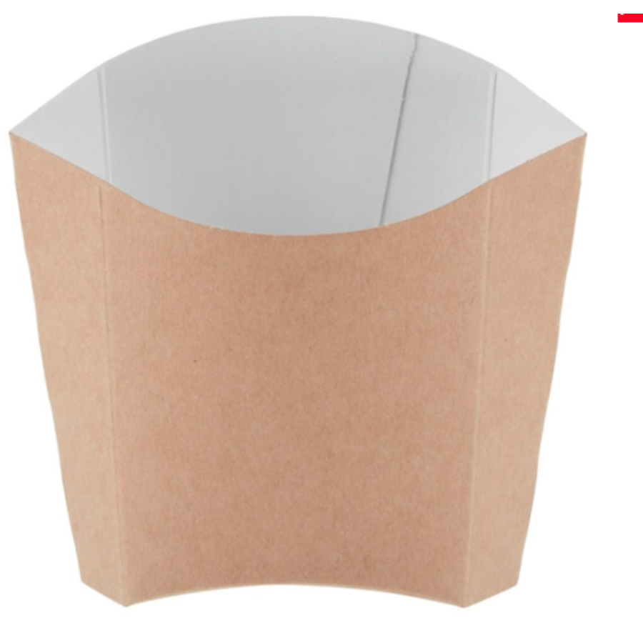 French fry containers compostable medium (1000 pieces)