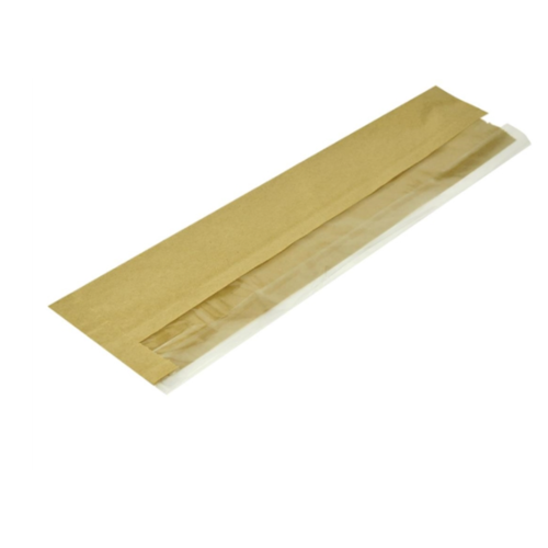  HorecaTraders Biodegradable baguette bags | kraft paper | 1000 pieces | 35.5(h) x 17(w) x 10.2(d)cm 