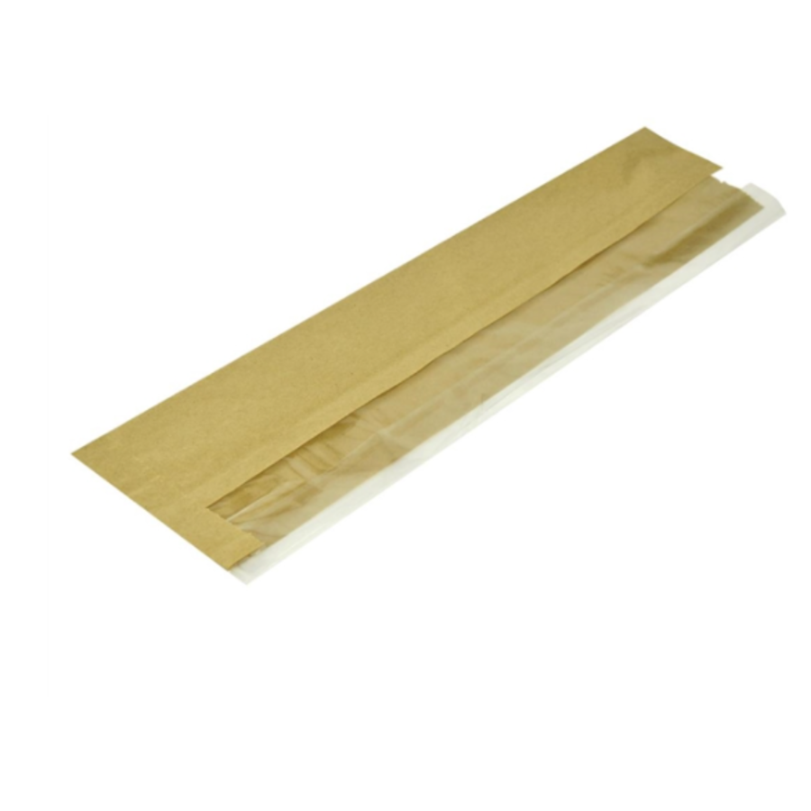 Biologisch abbaubare Baguettetüten | Kraftpapier | 1000 Stück | 35,5 (H) x 17 (B) x 10,2 (T) cm