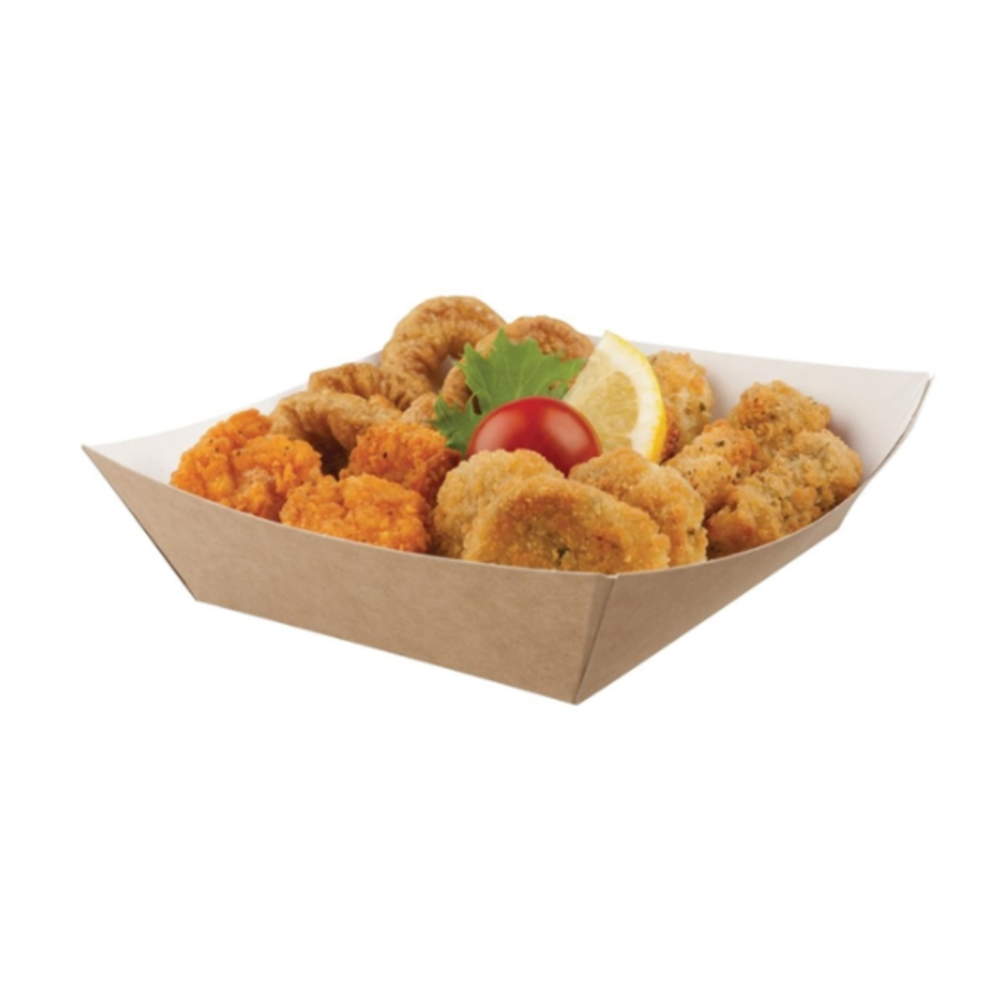 Contenants alimentaires biodégradables | 14,8x13,9 cm | 500 pièces