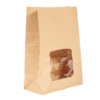 HorecaTraders Sacs à sandwich | Biodégradable | 250 pièces | 15,2 x 7,6 x 23 cm