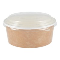 food containers with lid recyclable 700ml (150 pieces)