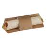 HorecaTraders Coupes à tortillas biodégradables | 1000 pièces | 10,3 x 22,5 cm