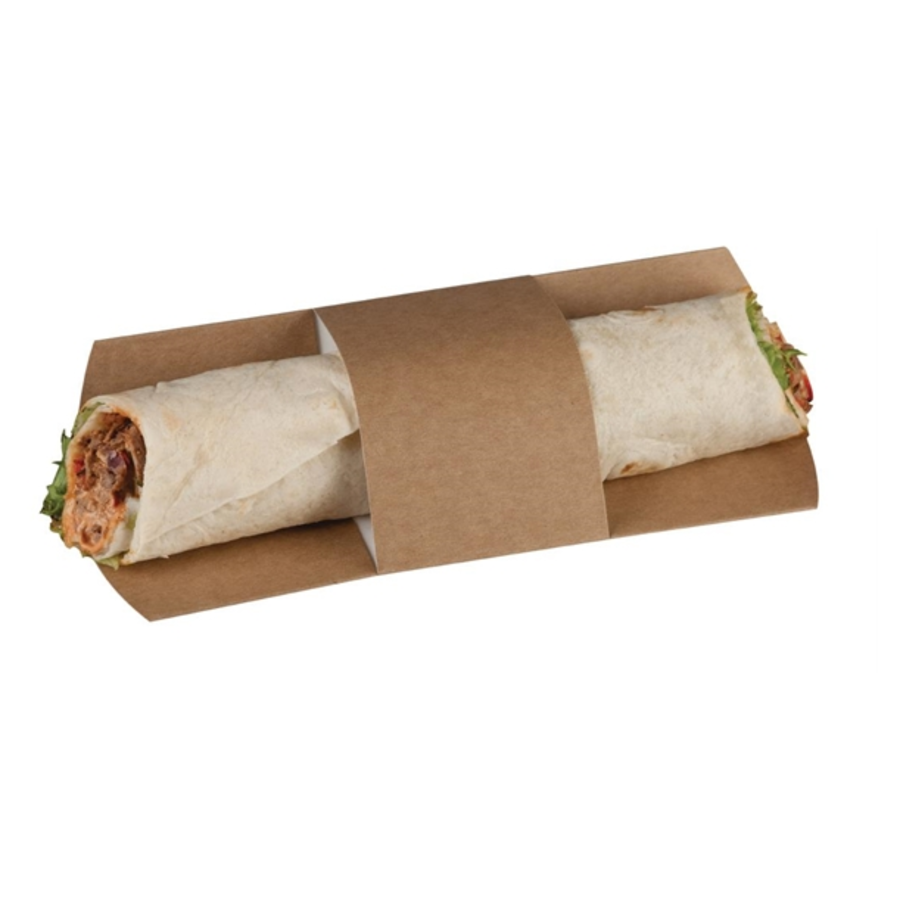 Coupes à tortillas biodégradables | 1000 pièces | 10,3 x 22,5 cm