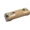 HorecaTraders Recyclebare baguetteverpakkingen | 500 st. | 21cm | Insteeksluiting