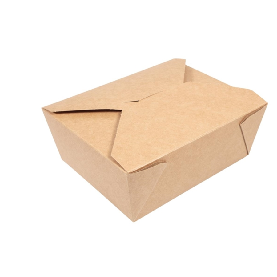 Food containers | Degradable | Cardboard | 500 pcs. | 1.3L | 12x15.2x6.4cm