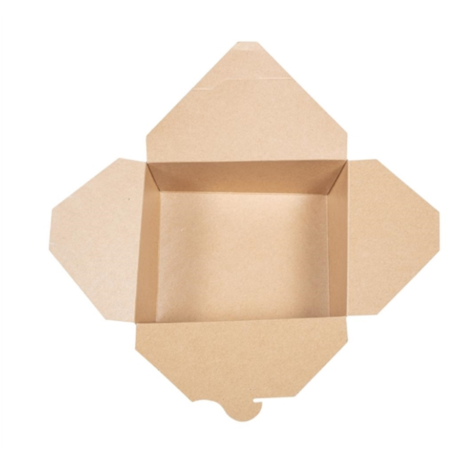 Food containers | Degradable | Cardboard | 500 pcs. | 1.3L | 12x15.2x6.4cm