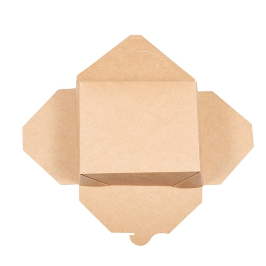 Bols de nourriture | Biodégradable | carton | 500 pièces | 1,3 L | 12 x 15,2 x 6,4 cm