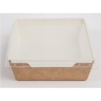 Food containers | With Lid | Recyclable | 1000ml | 14x19x4.5cm