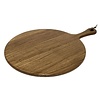 HorecaTraders Cutting board | Wood | Round | Ø35.5 cm