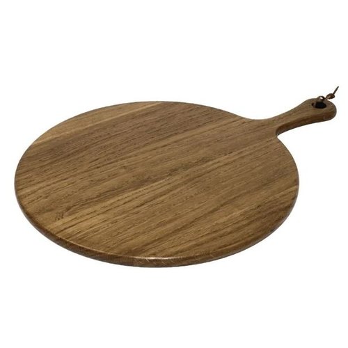  HorecaTraders Cutting board | Wood | Round | Ø35.5 cm 