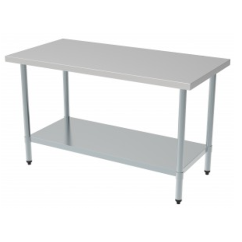  Combisteel Combisteel stainless steel work table with bottom shelf 700X700X850 