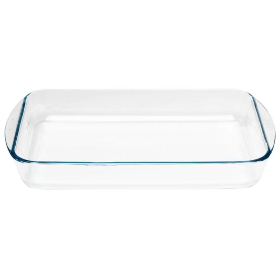 Rectangular glass baking dish, 400x270mm