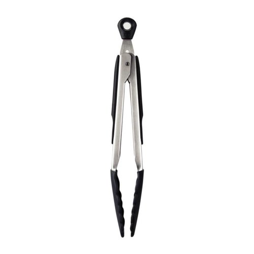  HorecaTraders Serving Tongs with Silicone Grip | 2 Sizes 