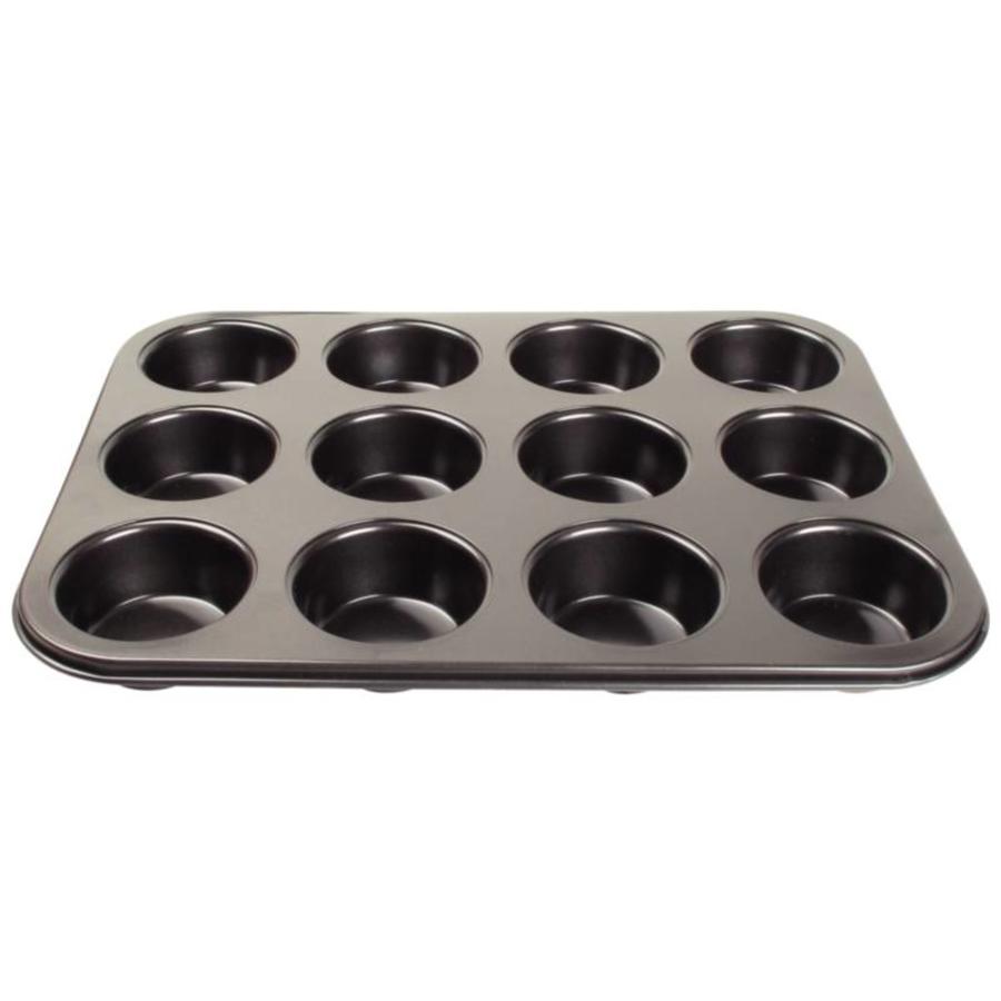 Moules à muffins antiadhésifs | 12 formes