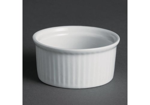 Olympia Petit ramequin en porcelaine blanche | 12 pièces 