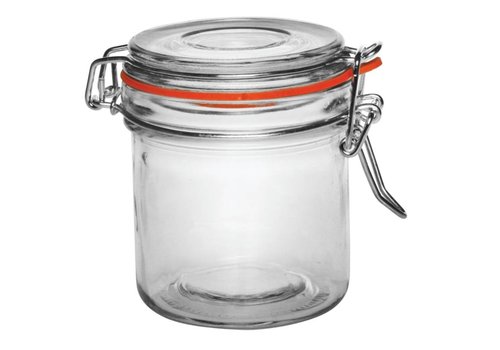  Vogue Glass preserving jar / storage jar with swing top, 0.30 l (6 pieces) 