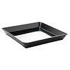 HorecaTraders Melamine Bowls for Buffet Black | 29x29cm