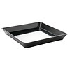 HorecaTraders Melaminschalen für Buffet Schwarz | 29x29cm