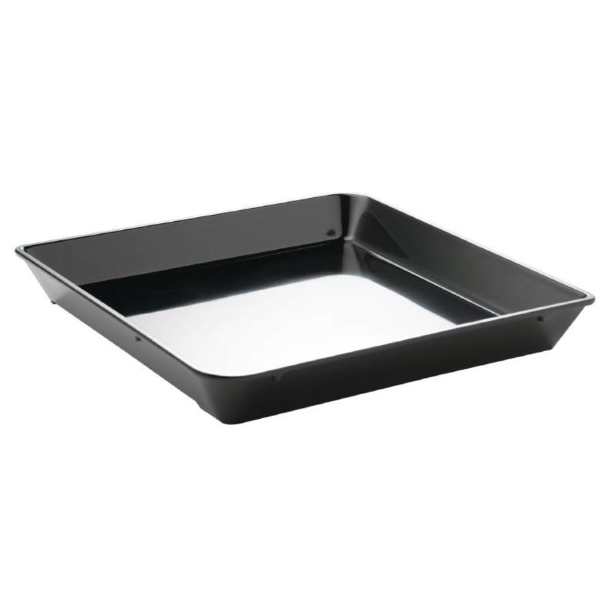 Melaminschalen für Buffet Schwarz | 29x29cm