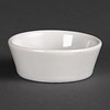 Olympia Bols en porcelaine blanche 5 cm | 12 pièces