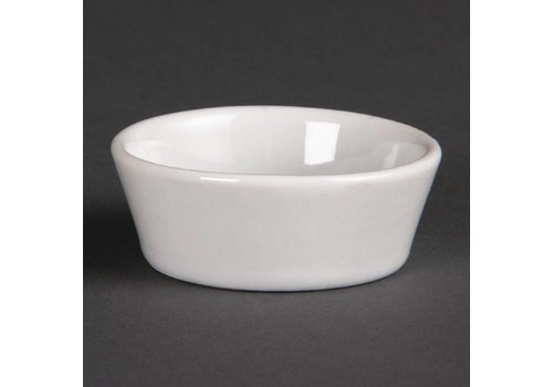  Olympia Bols en porcelaine blanche 5 cm | 12 pièces 