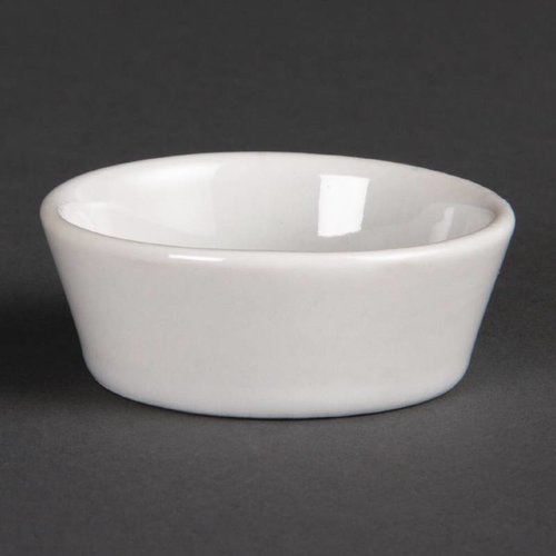  Olympia Bols en porcelaine blanche 5 cm | 12 pièces 