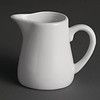 Coffee milk porcelain jug white 17 cl (6 pieces)