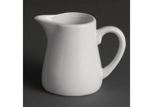  Olympia Pot à café au lait en porcelaine blanche 17 cl (6 pièces) 