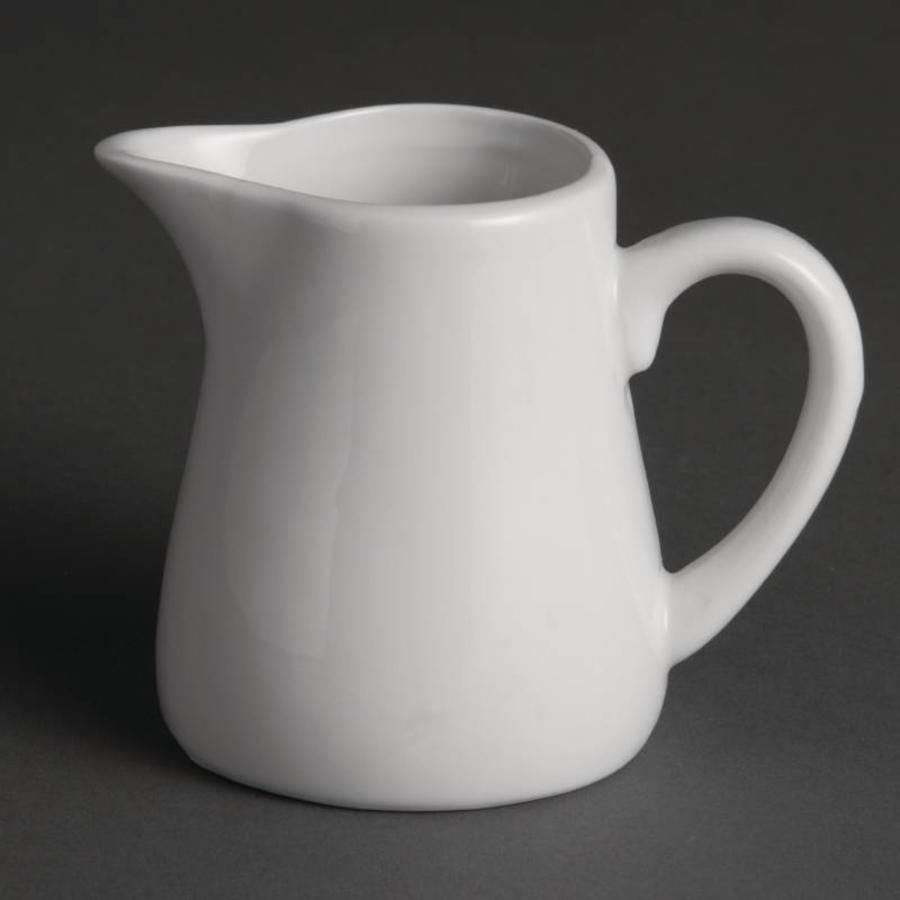 Coffee milk porcelain jug white 17 cl (6 Pieces)