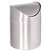 HorecaTraders Poubelle en acier inoxydable 17(h) x 12(Ø) cm