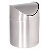 HorecaTraders Stainless steel waste bin 17(h) x 12(Ø) cm