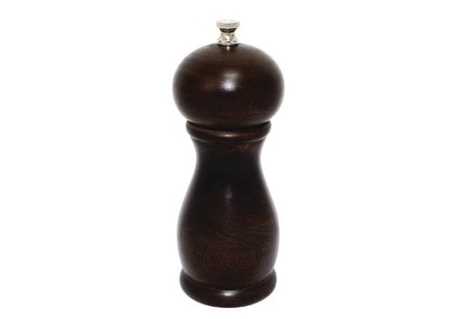  HorecaTraders Wooden Pepper / Salt mill | 15 cm 