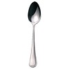 HorecaTraders Cuillères à dessert en acier inoxydable 19 cm | 12 pièces