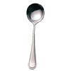 HorecaTraders Cuillères à soupe en acier inoxydable 18cm | 12 pièces
