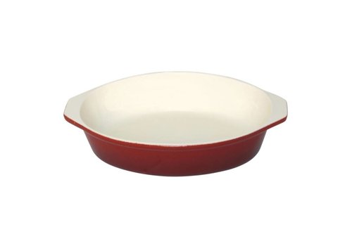  Vogue ronde gratineerschaal rood 400ml 