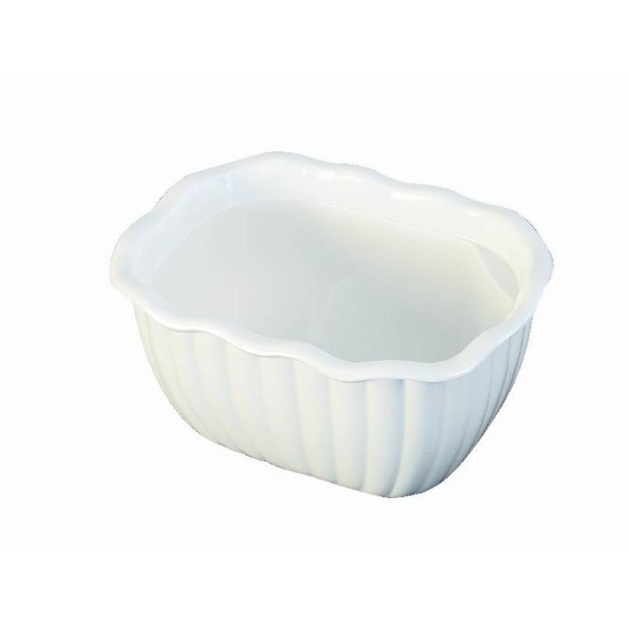 Plat de présentation incassable blanc